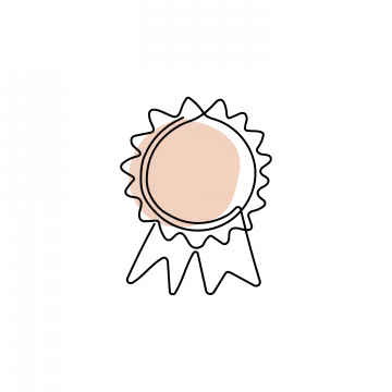 Good Practice Symbol als dekoratives Element