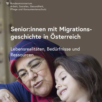 © BMASGPK Deckblatt Bericht Seniorin mit Kind